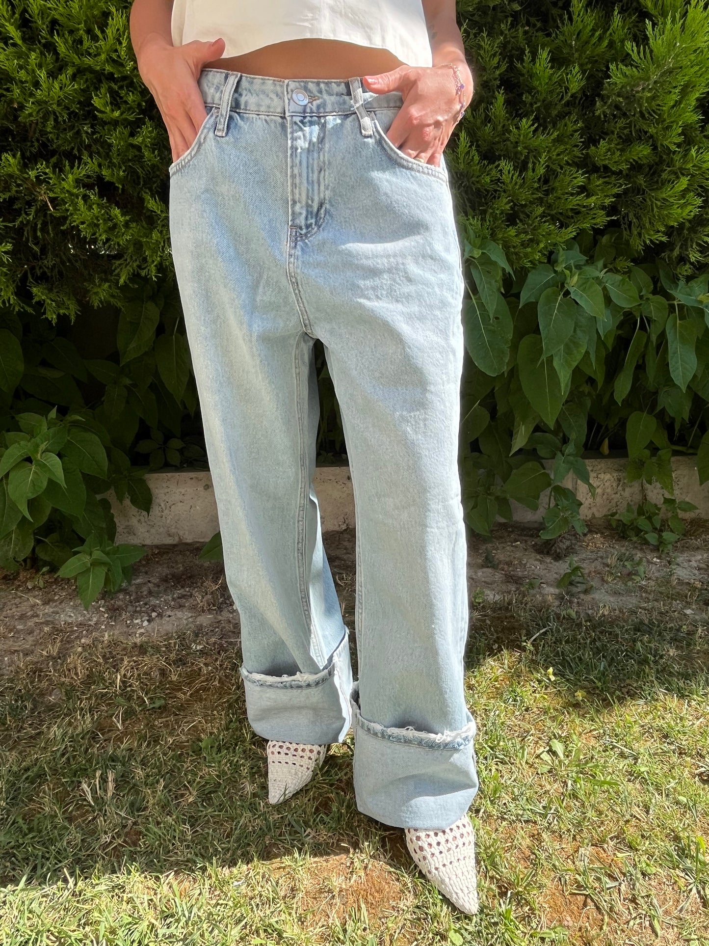 Açık Mavi Relax Fit Jean