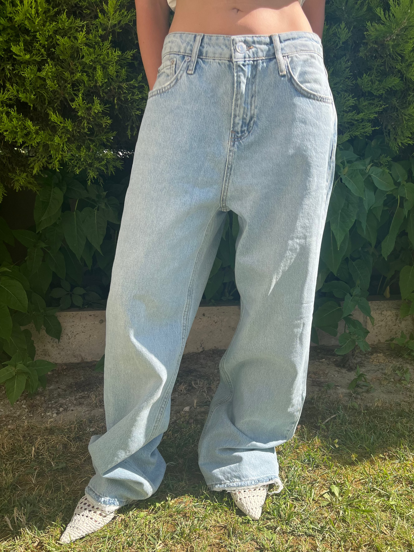 Açık Mavi Relax Fit Jean