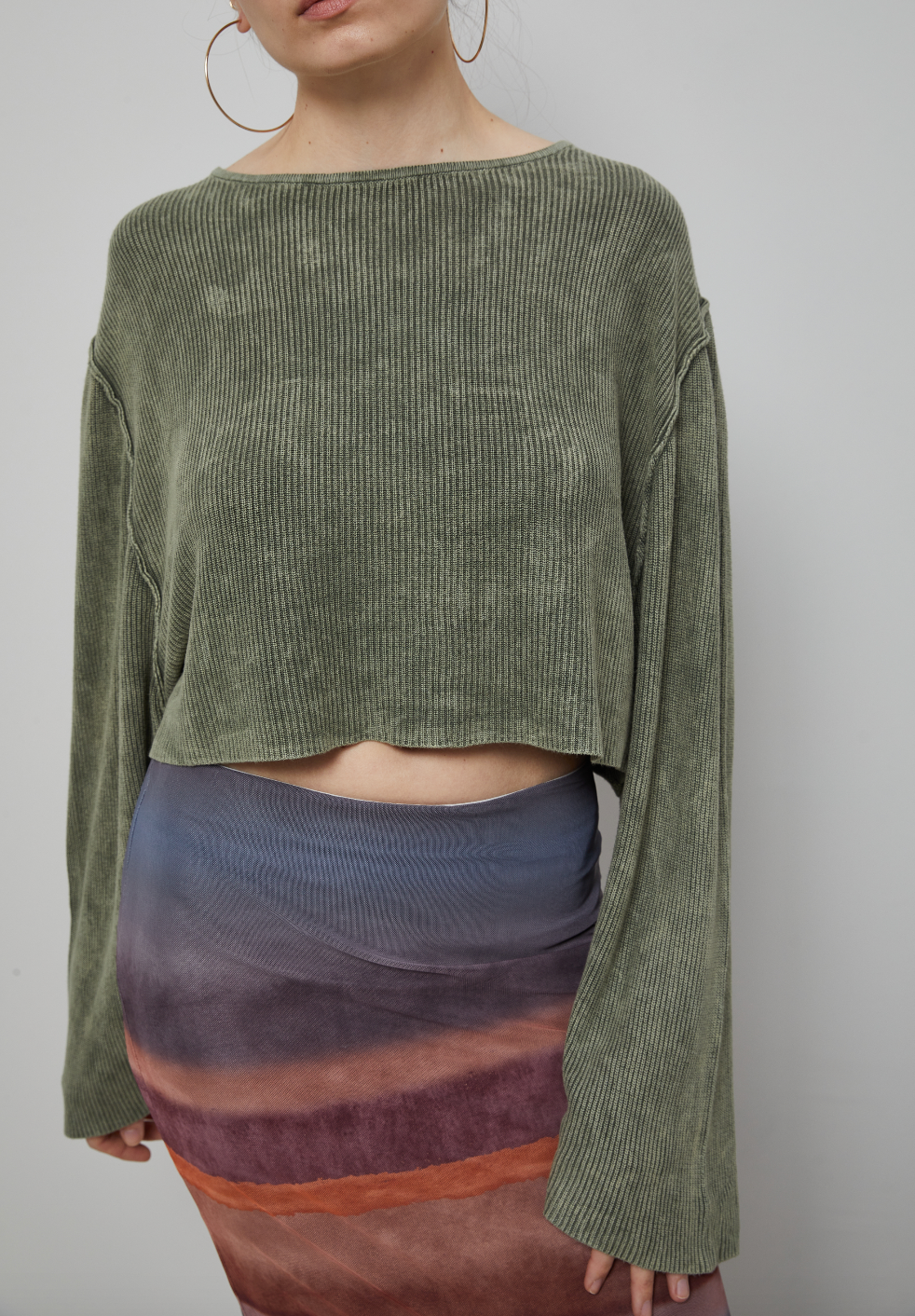 Yeşil Rahat Kalıp Triko