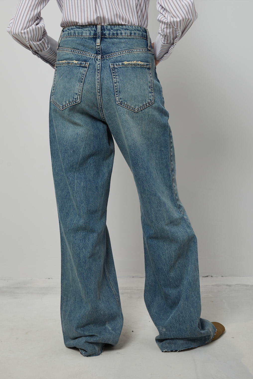 Soluk Mavi Relax Fit Jean