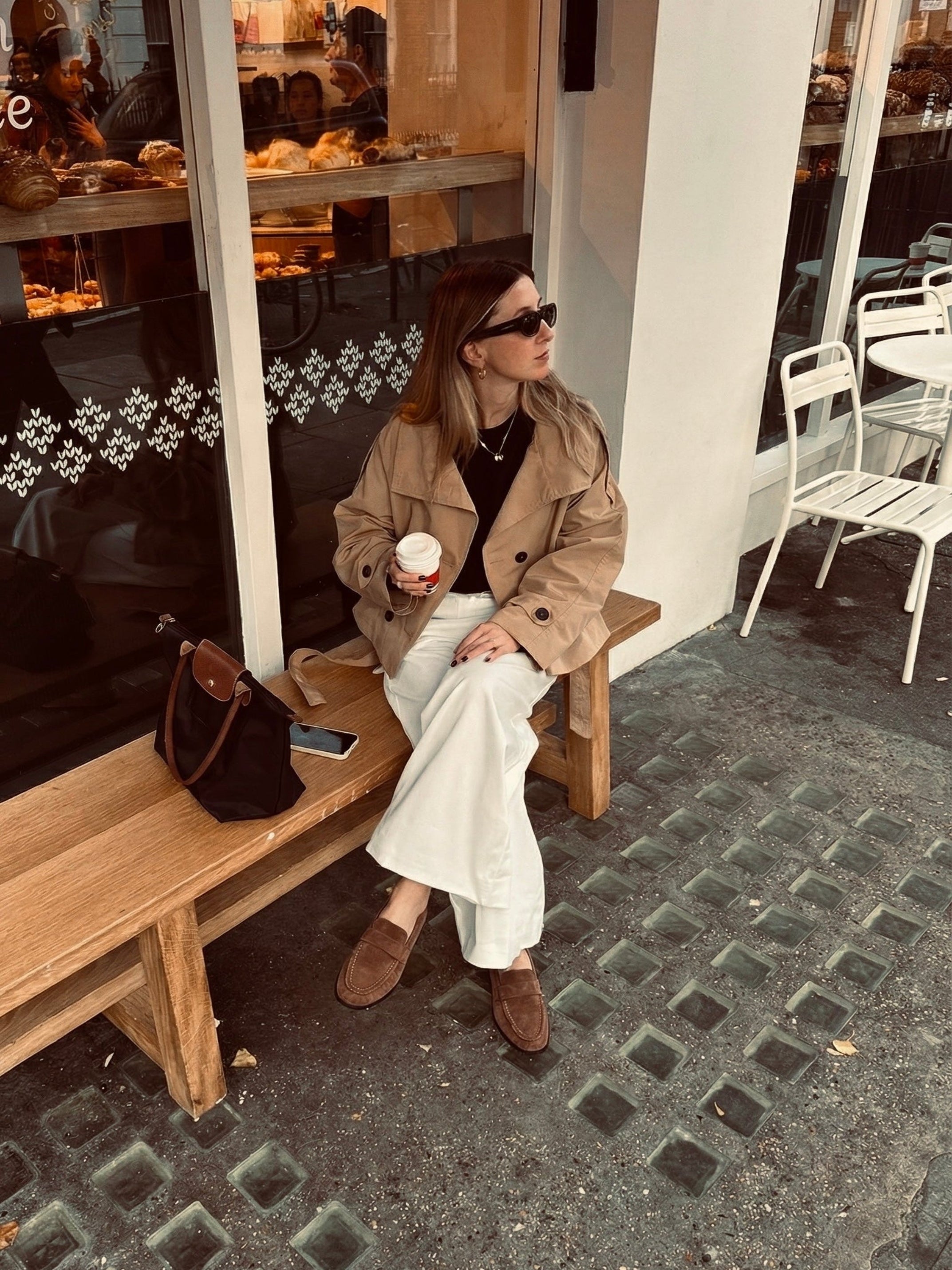 Camel Kısa Trençkot