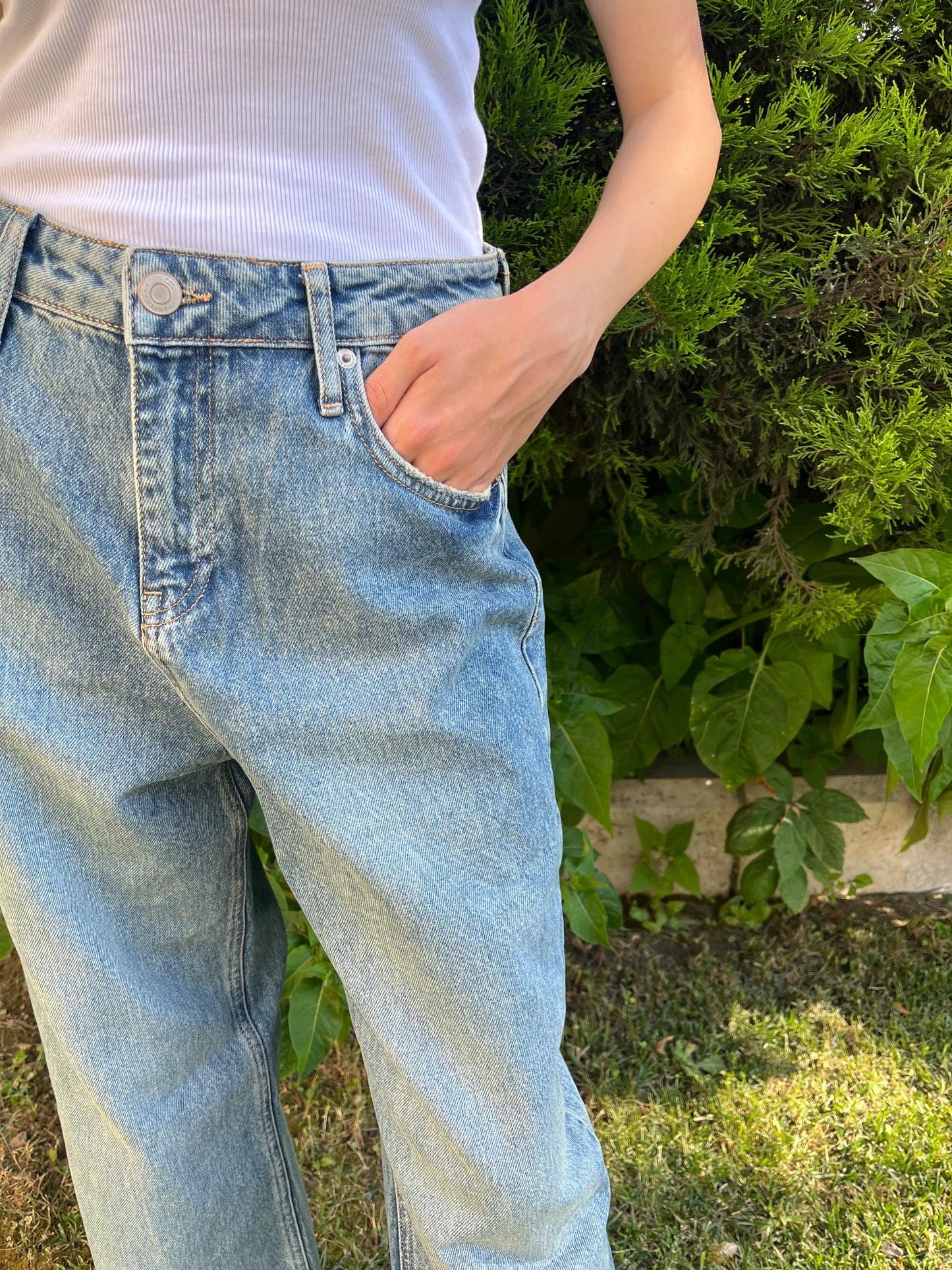 Soluk Mavi Relax Fit Jean