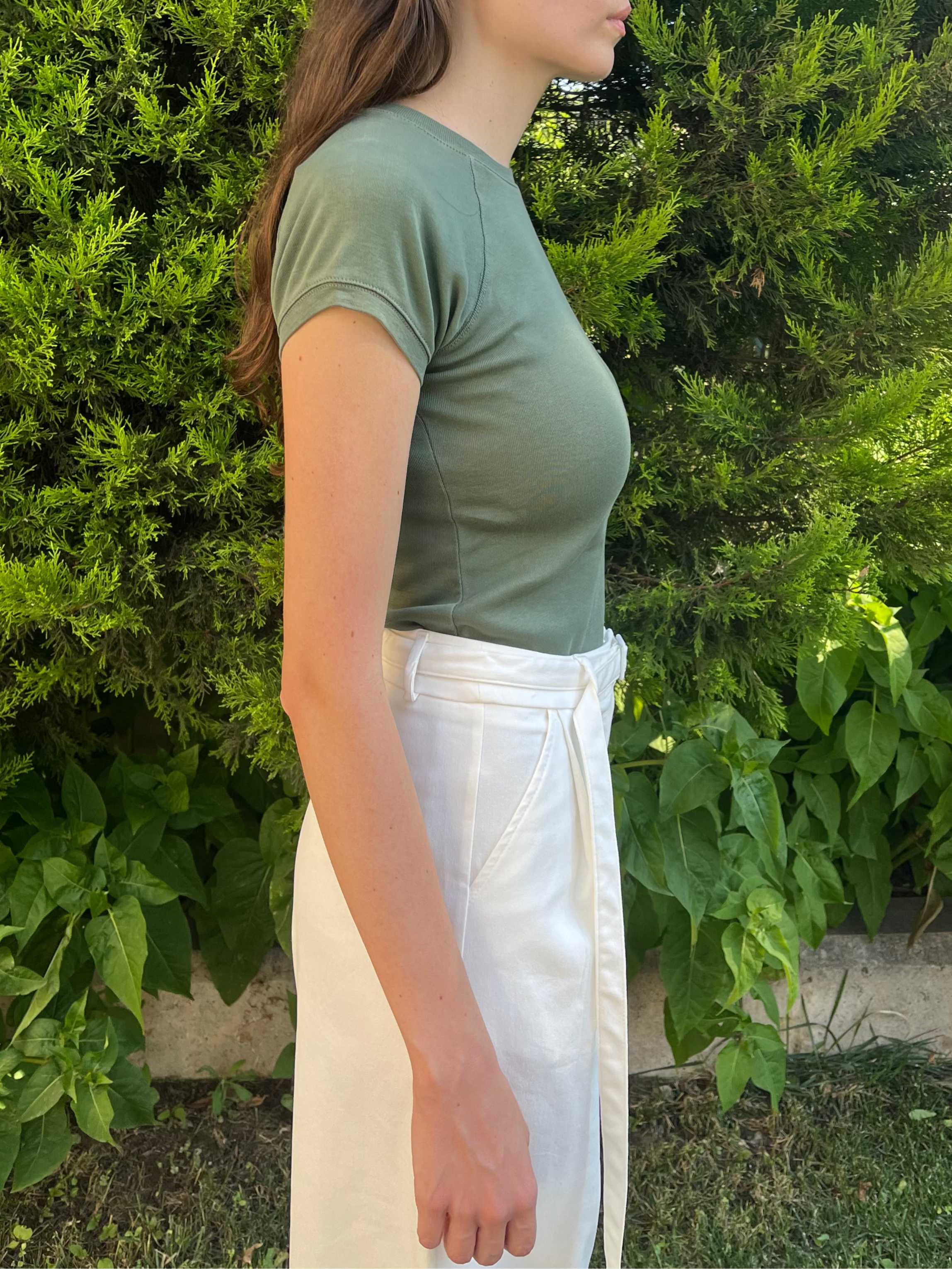 Yesil Reglan Kol Tisort