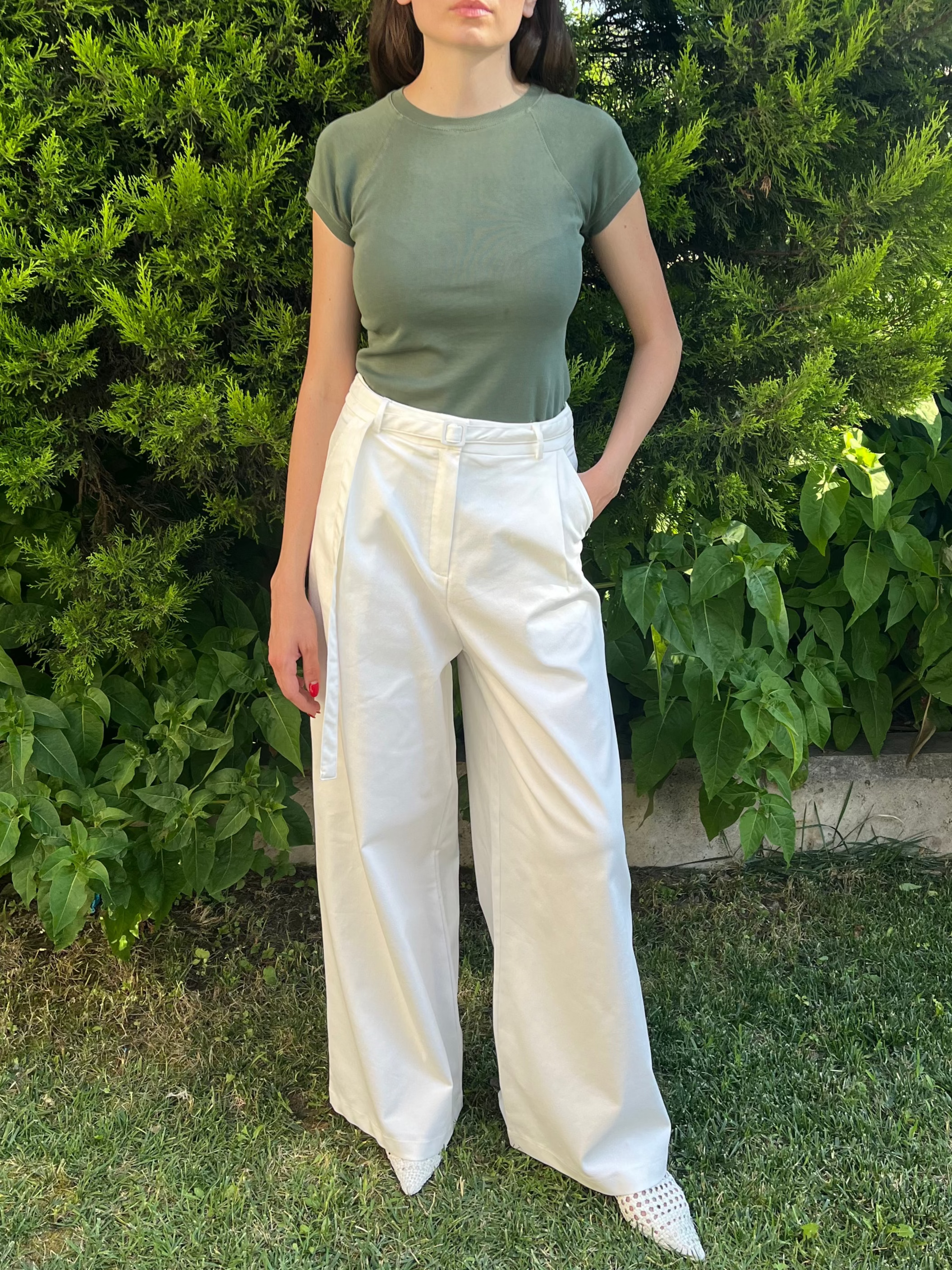 Yeşil Reglan Kol Tişört